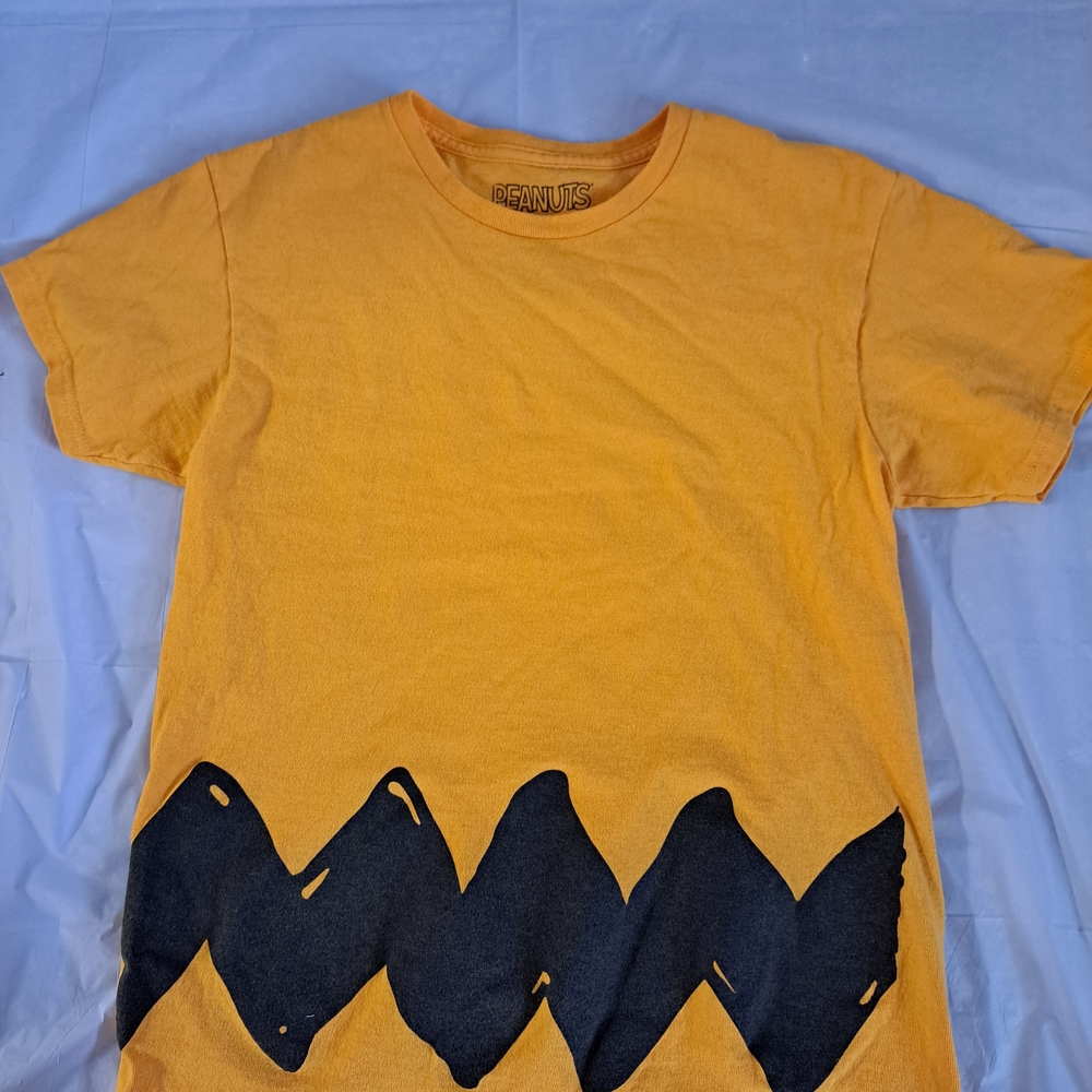 Charlie Brown Yellow and Black Zigzag T-Shirt